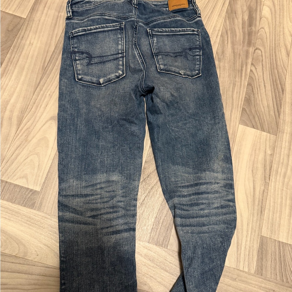 American Eagle Classic Denim Straight-Leggings